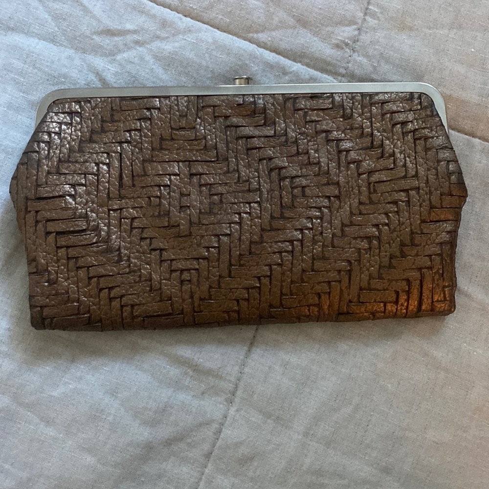 Elegant gold clutch